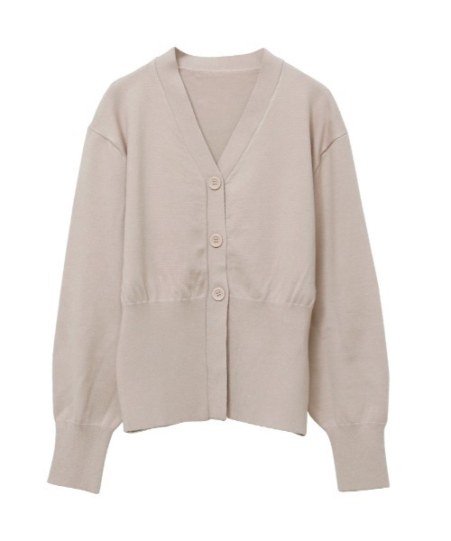 Rejoule（リジュール）の「ウエストシェイプVネックカーディガン