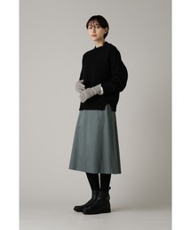 マーガレットハウエルスカート・新品未着用 新品 22SS マーガレットハウエル ライトコットンリネンツイル