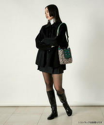 LeSportsac（レスポートサック）の「SM 2 ZIP POCKET TOTE クリーム