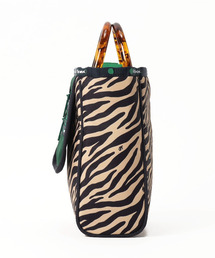 LeSportsac（レスポートサック）の「SM 2 ZIP POCKET TOTE クリーム