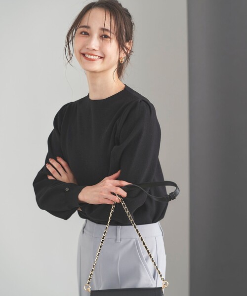 ANY SIS（エニィスィス）の「【洗える】チョコレートカラー ニット（ニット/セーター・レディース・ブラック系/ホワイト系/ピンク系/ダークグリーン系/黄土色系・4）」の10枚目の写真