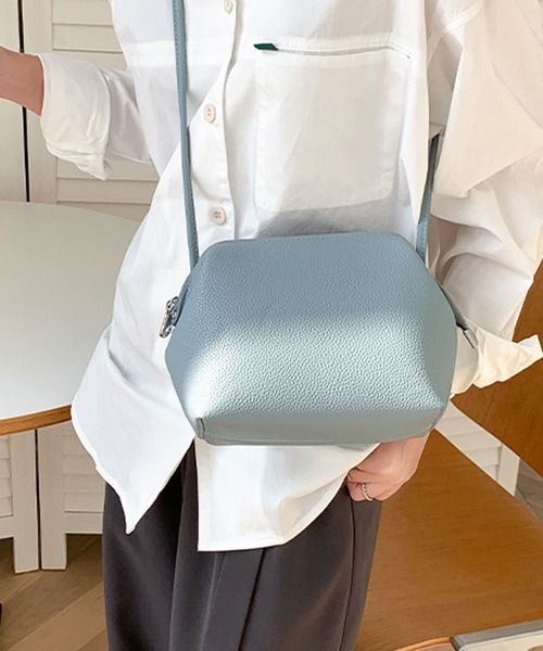 florist(フローリスト)の「2WAY レザータッチスクエア型ショルダーバッグ/ボストンバッグ(ボストンバッグ・レディース・イエロー/ベージュ/ライトグレー/ライトパープル/オリーブ/モカ/ブラック/グリーン/スカイブルー/オフホワイト・FREE)」の15枚目の写真