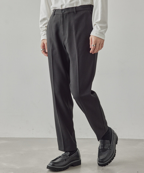  j.n.r.d（ジェー・エヌ・アール・ディー）の「【セットアップ対応】j.n.r.d/ヘリンボーンストレッチイージートラウザーパンツ（スラックス・メンズ・ネイビー/チャコールグレー/ブラック・M/LL/L）」の5枚目の写真