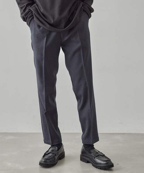 j.n.r.d（ジェー・エヌ・アール・ディー）の「【セットアップ対応】j.n.r.d/ヘリンボーンストレッチイージートラウザーパンツ（スラックス・メンズ・ネイビー/チャコールグレー/ブラック・M/LL/L）」の6枚目の写真