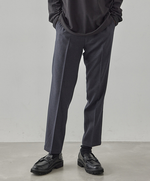  j.n.r.d（ジェー・エヌ・アール・ディー）の「【セットアップ対応】j.n.r.d/ヘリンボーンストレッチイージートラウザーパンツ（スラックス・メンズ・ネイビー/チャコールグレー/ブラック・M/LL/L）」の7枚目の写真