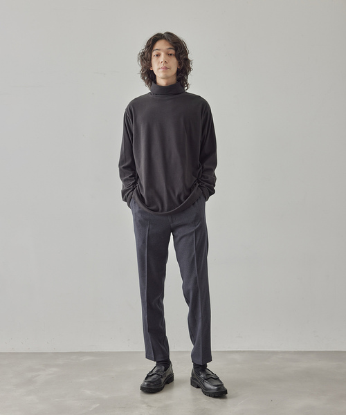  j.n.r.d（ジェー・エヌ・アール・ディー）の「【セットアップ対応】j.n.r.d/ヘリンボーンストレッチイージートラウザーパンツ（スラックス・メンズ・ネイビー/チャコールグレー/ブラック・M/LL/L）」の14枚目の写真