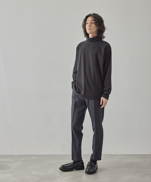  j.n.r.d（ジェー・エヌ・アール・ディー）の「【セットアップ対応】j.n.r.d/ヘリンボーンストレッチイージートラウザーパンツ（スラックス・メンズ・ネイビー/チャコールグレー/ブラック・M/LL/L）」の15枚目の写真