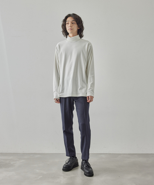  j.n.r.d（ジェー・エヌ・アール・ディー）の「【セットアップ対応】j.n.r.d/ヘリンボーンストレッチイージートラウザーパンツ（スラックス・メンズ・ネイビー/チャコールグレー/ブラック・M/LL/L）」の18枚目の写真