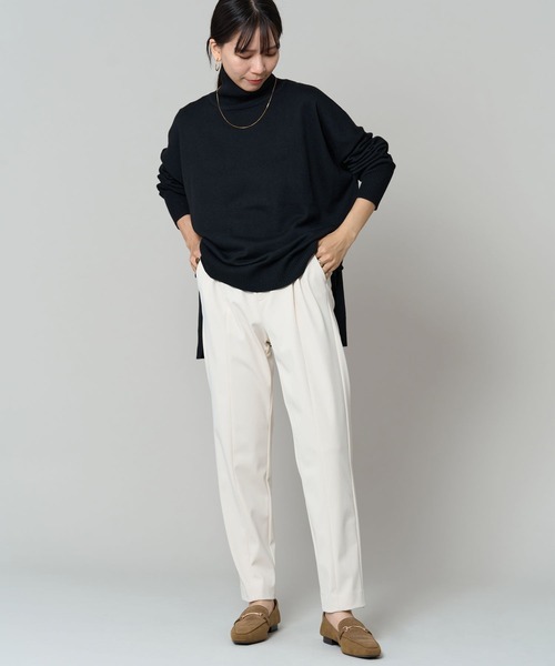 BARNYARDSTORM（バンヤードストーム）の「BARNYARDSTORM / ハイゲージポンチョニット（ニット/セーター・レディース・ブルー/モカ/グレー/ブラック・FREE）」の14枚目の写真