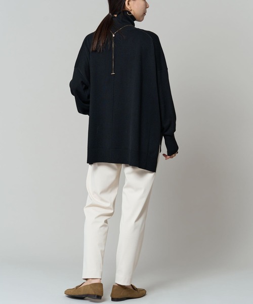 BARNYARDSTORM（バンヤードストーム）の「BARNYARDSTORM / ハイゲージポンチョニット（ニット/セーター・レディース・ブルー/モカ/グレー/ブラック・FREE）」の16枚目の写真