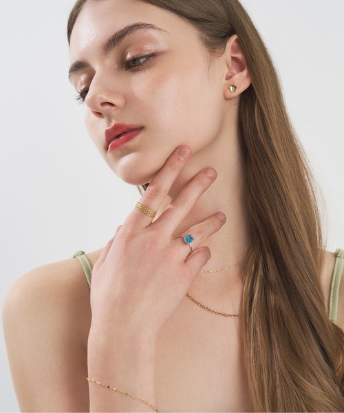 せりか0130　k18アンクレット　リング　クローバーチェーン せりか0130 k18アンクレット リング クローバーチェーン せりか0130