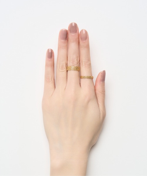 Jewel closet by L&Co.（ジュエルクローゼットバイエルアンドコー）の「K18 チェーンリング（リング・レディース・ゴールド・13号/11号/9号/15号）」の13枚目の写真