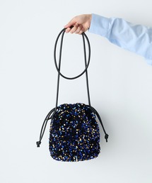 forksy. | 【forksy.】スパンコール巾着バッグ(ショルダーバッグ)