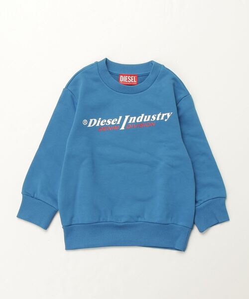DIESEL KIDS(ディーゼルキッズ)の「DIESEL(ディーゼル)Kids & Junior ブランドロゴ長袖スウェットプルオーバー(スウェット・キッズ・ブラック/レッド/ブルー/ホワイト/グリーン・12Y/14Y/10Y/8Y/6Y/16Y/4Y)」の4枚目の写真