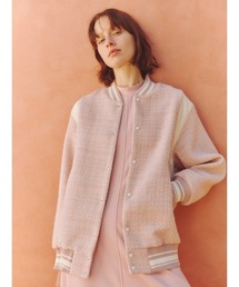 FURFUR（ファーファー）の「バイカラーツイードスタジャン（スタジャン