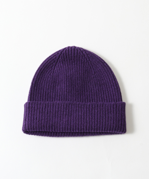 JOURNAL STANDARD relume（ジャーナルスタンダード　レリューム）の「Made In Scotland ニットキャップ（ニットキャップ/ビーニー・メンズ・グリーン/レッド/アーミー/チョコ/ベージュ/シャーベット・FREE）」の7枚目の写真