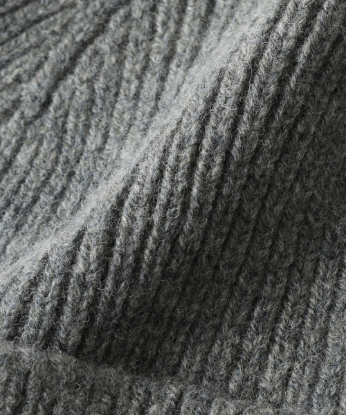 JOURNAL STANDARD relume（ジャーナルスタンダード　レリューム）の「Made In Scotland ニットキャップ（ニットキャップ/ビーニー・メンズ・グリーン/レッド/アーミー/チョコ/ベージュ/シャーベット・FREE）」の10枚目の写真