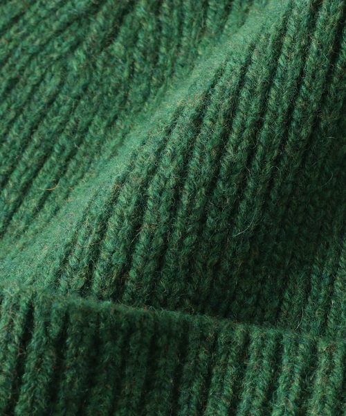 JOURNAL STANDARD relume（ジャーナルスタンダード　レリューム）の「Made In Scotland ニットキャップ（ニットキャップ/ビーニー・メンズ・グリーン/レッド/アーミー/チョコ/ベージュ/シャーベット・FREE）」の12枚目の写真