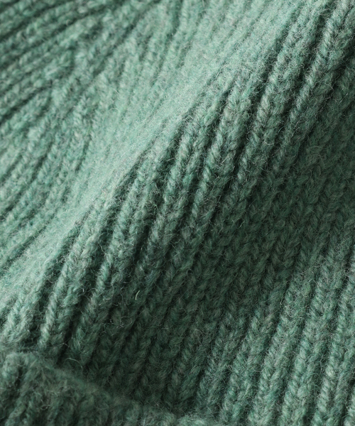 JOURNAL STANDARD relume（ジャーナルスタンダード　レリューム）の「Made In Scotland ニットキャップ（ニットキャップ/ビーニー・メンズ・グリーン/レッド/アーミー/チョコ/ベージュ/シャーベット・FREE）」の13枚目の写真