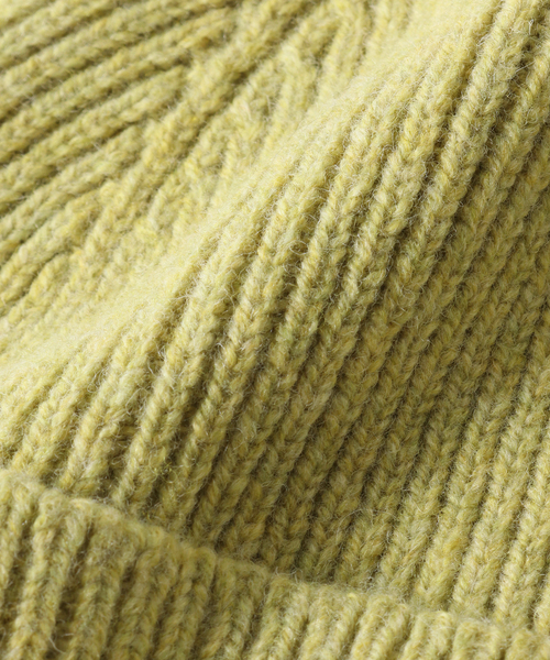 JOURNAL STANDARD relume（ジャーナルスタンダード　レリューム）の「Made In Scotland ニットキャップ（ニットキャップ/ビーニー・メンズ・グリーン/レッド/アーミー/チョコ/ベージュ/シャーベット・FREE）」の15枚目の写真