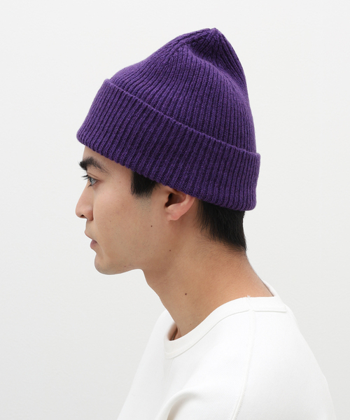 JOURNAL STANDARD relume（ジャーナルスタンダード　レリューム）の「Made In Scotland ニットキャップ（ニットキャップ/ビーニー・メンズ・グリーン/レッド/アーミー/チョコ/ベージュ/シャーベット・FREE）」の17枚目の写真