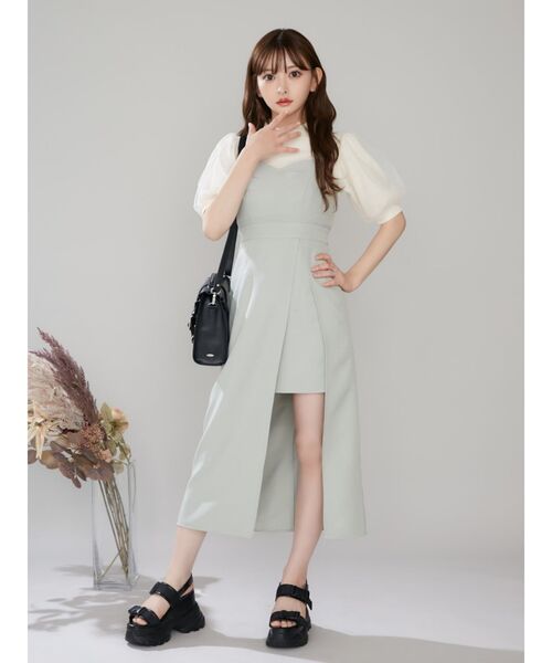 EATME（イートミー）の「リブチュールショートTOP（ニット/セーター・レディース・ブラック/グレー/アイボリー・FREE）」の8枚目の写真