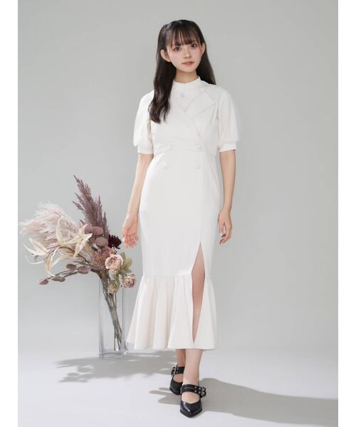 EATME（イートミー）の「リブチュールショートTOP（ニット/セーター・レディース・ブラック/グレー/アイボリー・FREE）」の13枚目の写真