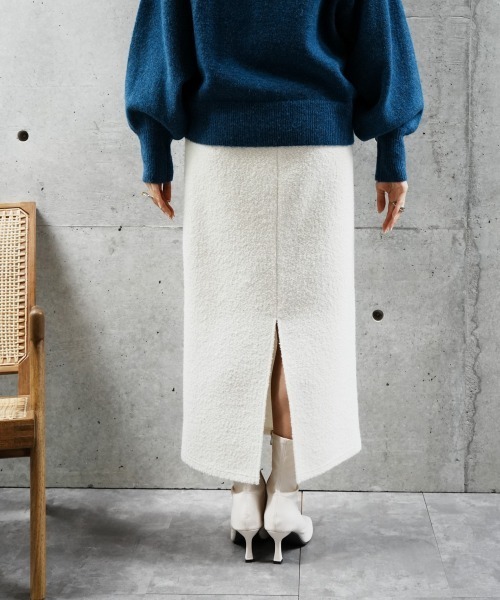 CIEL'AIR（シエルエアー）の「Berkeley Skirt（スカート・レディース・アイボリー/ブラック・L/M）」の16枚目の写真