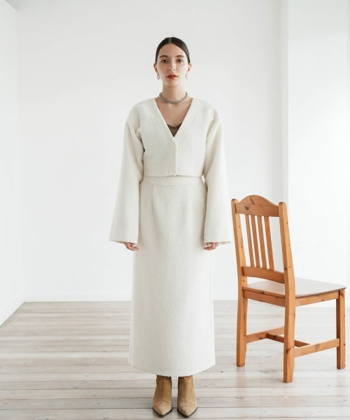 CIEL'AIR（シエルエアー）の「Berkeley Skirt（スカート・レディース・アイボリー/ブラック・L/M）」の3枚目の写真