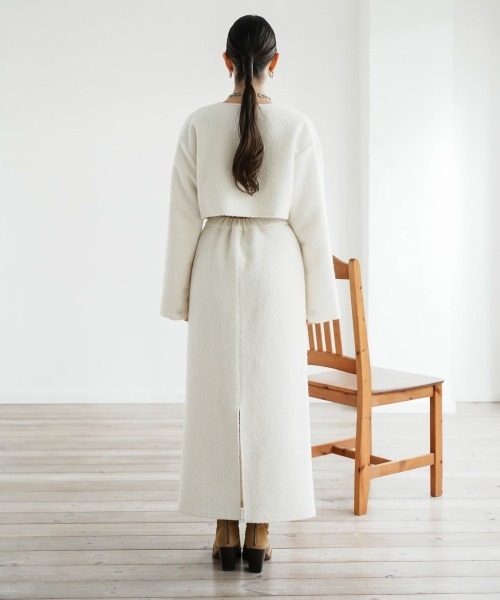 CIEL'AIR（シエルエアー）の「Berkeley Skirt（スカート・レディース・アイボリー/ブラック・L/M）」の11枚目の写真