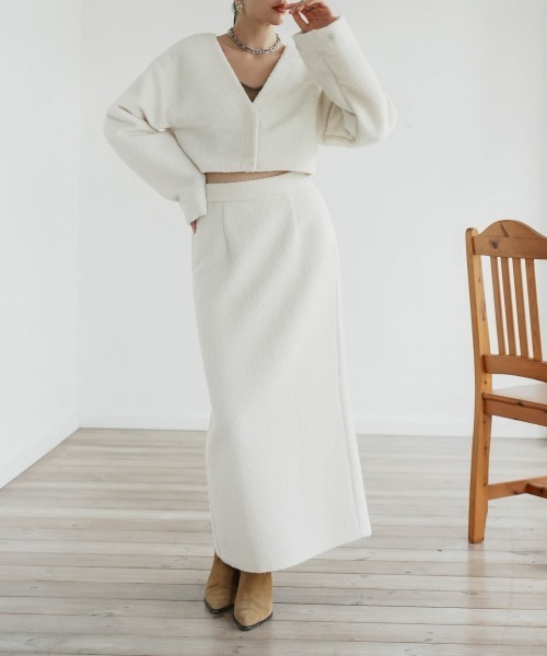 CIEL'AIR（シエルエアー）の「Berkeley Skirt（スカート・レディース・アイボリー/ブラック・L/M）」の10枚目の写真