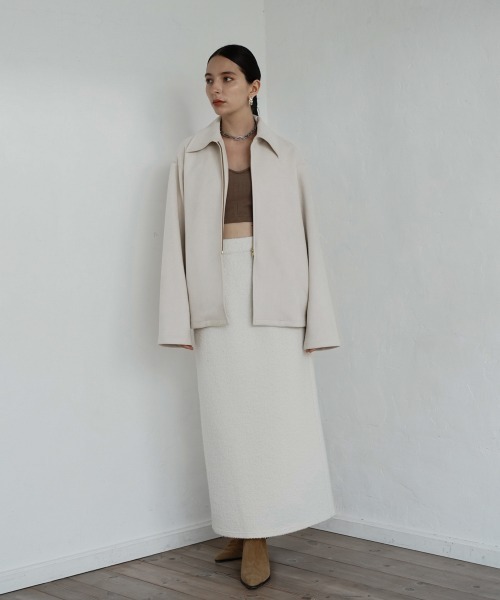 CIEL'AIR（シエルエアー）の「Berkeley Skirt（スカート・レディース・アイボリー/ブラック・L/M）」の5枚目の写真