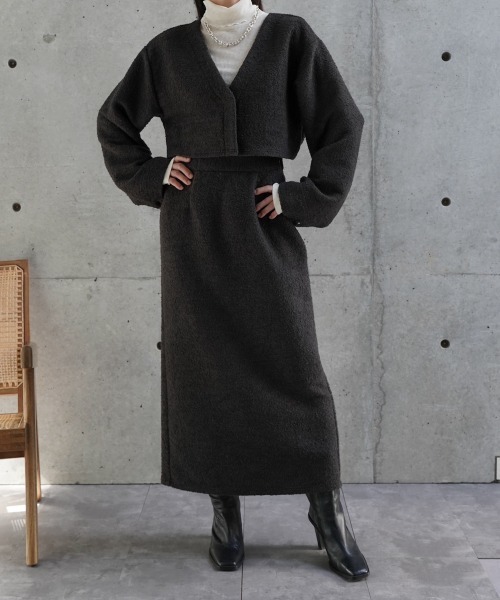 CIEL'AIR（シエルエアー）の「Berkeley Skirt（スカート・レディース・アイボリー/ブラック・L/M）」の20枚目の写真