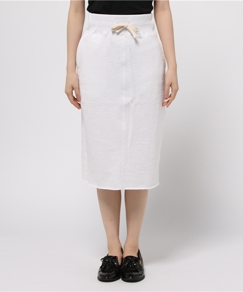 B:MING by BEAMS（ビーミングバイビームス）の「ビーミング by ビームス / 裏毛スカート（スカート・レディース・ホワイト/チャコールグレー/ネイビー・MEDIUM/SMALL）」の6枚目の写真