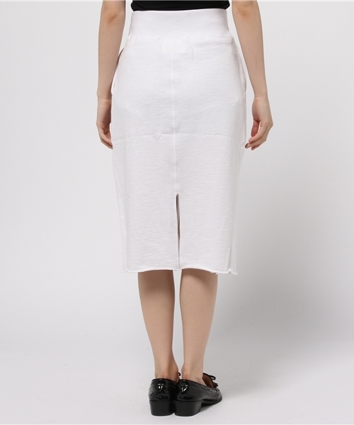 B:MING by BEAMS（ビーミングバイビームス）の「ビーミング by ビームス / 裏毛スカート（スカート・レディース・ホワイト/チャコールグレー/ネイビー・MEDIUM/SMALL）」の8枚目の写真