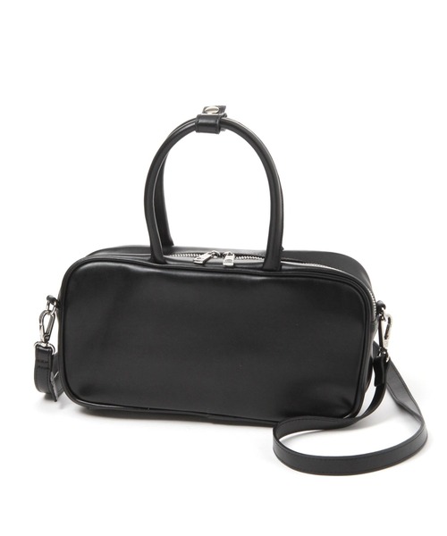 LAKOLE(ラコレ)の「スクエアボストンショルダーバッグ / 102105(ショルダーバッグ・レディース・ブラック/ライトグリーン/シルバー・FREE)」の9枚目の写真