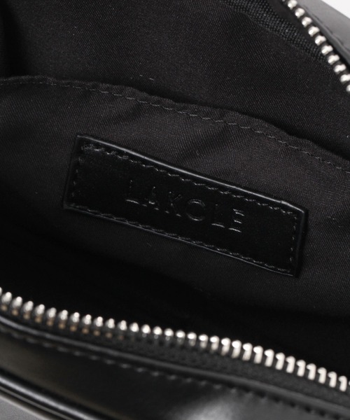 LAKOLE(ラコレ)の「スクエアボストンショルダーバッグ / 102105(ショルダーバッグ・レディース・ブラック/ライトグリーン/シルバー・FREE)」の12枚目の写真