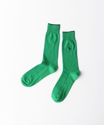 POLO RALPH LAUREN メンズ オーガニックコットン混 カノコ ワンポイント クルーソックス 02012456
