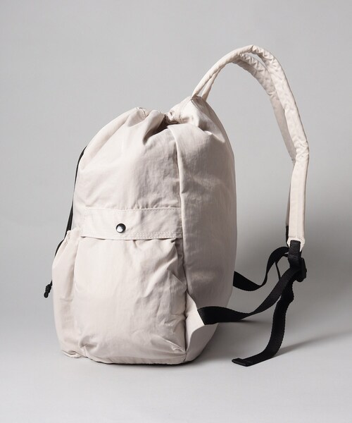 THE SHOP TK （ザ ショップ ティーケー ）の「◆【ウォッシャブル】ナイロンナップサック（バックパック/リュック・メンズ・ブラック/ナチュラル・00）」の7枚目の写真