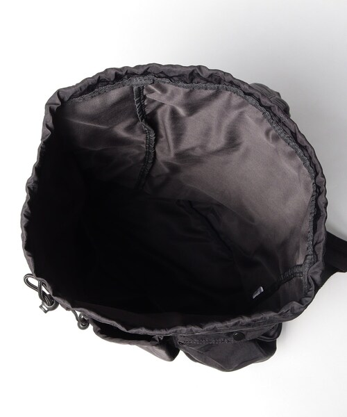 THE SHOP TK （ザ ショップ ティーケー ）の「◆【ウォッシャブル】ナイロンナップサック（バックパック/リュック・メンズ・ブラック/ナチュラル・00）」の16枚目の写真