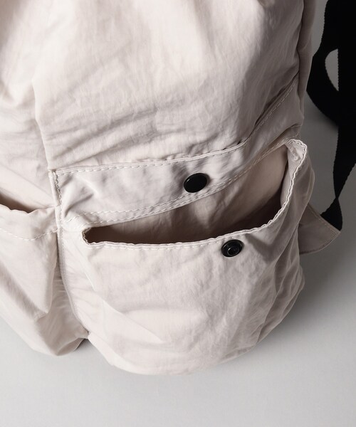 THE SHOP TK （ザ ショップ ティーケー ）の「◆【ウォッシャブル】ナイロンナップサック（バックパック/リュック・メンズ・ブラック/ナチュラル・00）」の17枚目の写真