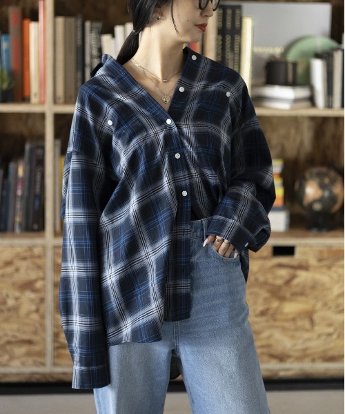 レプシィム⭐︎チェックシャツ　ブラック 楽天市場】【SALE／30%OFF】チェックシャツ LEPSIM レプシィム