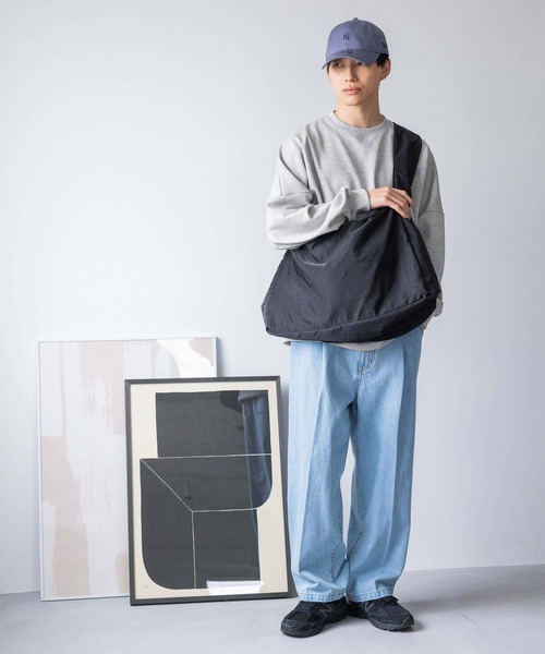 LOWRYS FARM（ローリーズファーム）の「ナイロンワイドストラップショルダーＢＡＧ　 106298（ショルダーバッグ・メンズ・ベージュ系その他/ブラック/グレー・FREE）」の16枚目の写真