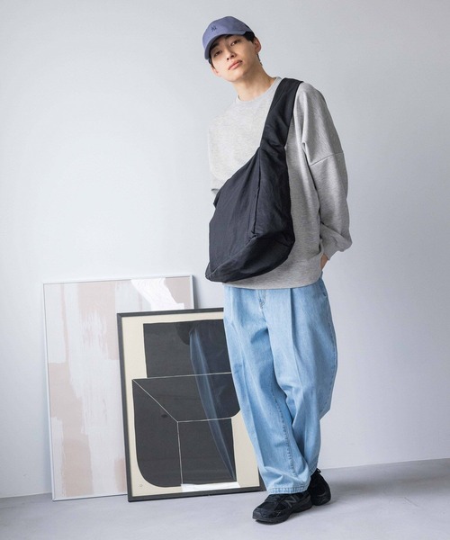 LOWRYS FARM（ローリーズファーム）の「ナイロンワイドストラップショルダーＢＡＧ　 106298（ショルダーバッグ・メンズ・ベージュ系その他/ブラック/グレー・FREE）」の15枚目の写真