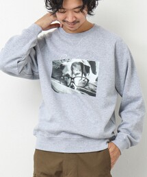 NOLLEY'S goodman | GOODMAN 10oz フォトプリント ラグランスウェット(スウェット)