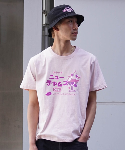 CHUMS/チャムス 半袖Tシャツ/プリントTee/コットンTee 昭和レトロ リサイクル CH01-2362（Tシャツ/カットソー）｜CHUMS（チャムス） s-prit.ch
