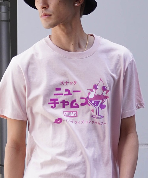 CHUMS/チャムス 半袖Tシャツ/プリントTee/コットンTee 昭和レトロ リサイクル CH01-2362（Tシャツ/カットソー）｜CHUMS（チャムス） s-prit.ch
