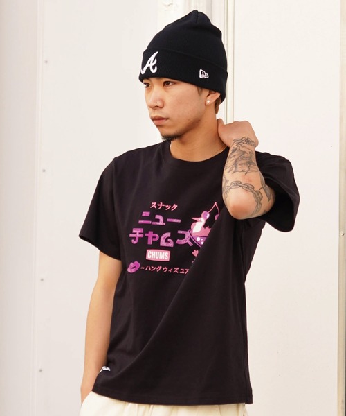 セール】CHUMS/チャムス 半袖Tシャツ/プリントTee/コットンTee