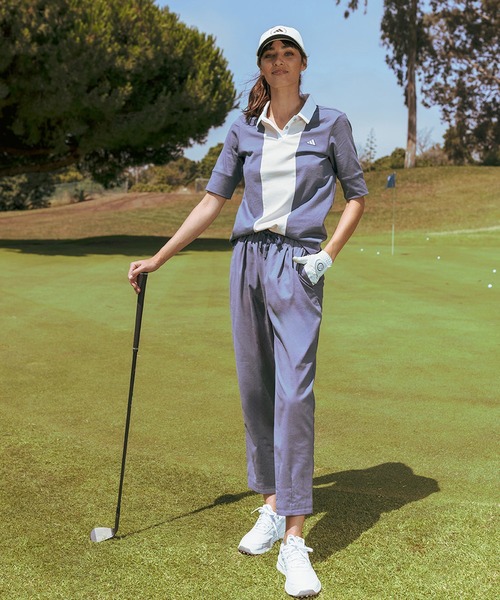 セール】GO-TO 5分丈コットンシャツ【adidas Golf/アディダスゴルフ