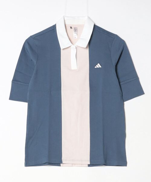 新品タグ付き！adidas(アディダス)のポロシャツ×５枚 アディダス アディカラー フットボール ジャカード Vネック